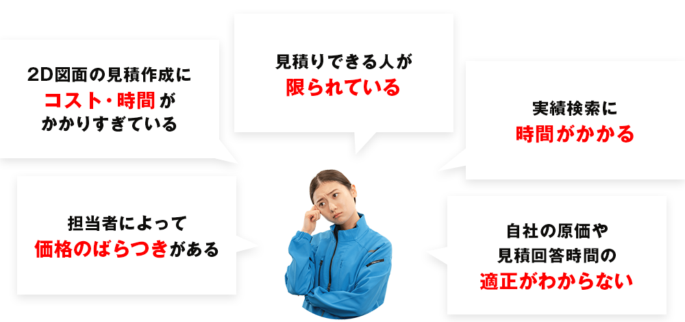 図面の見積りでお困りではありませんか？