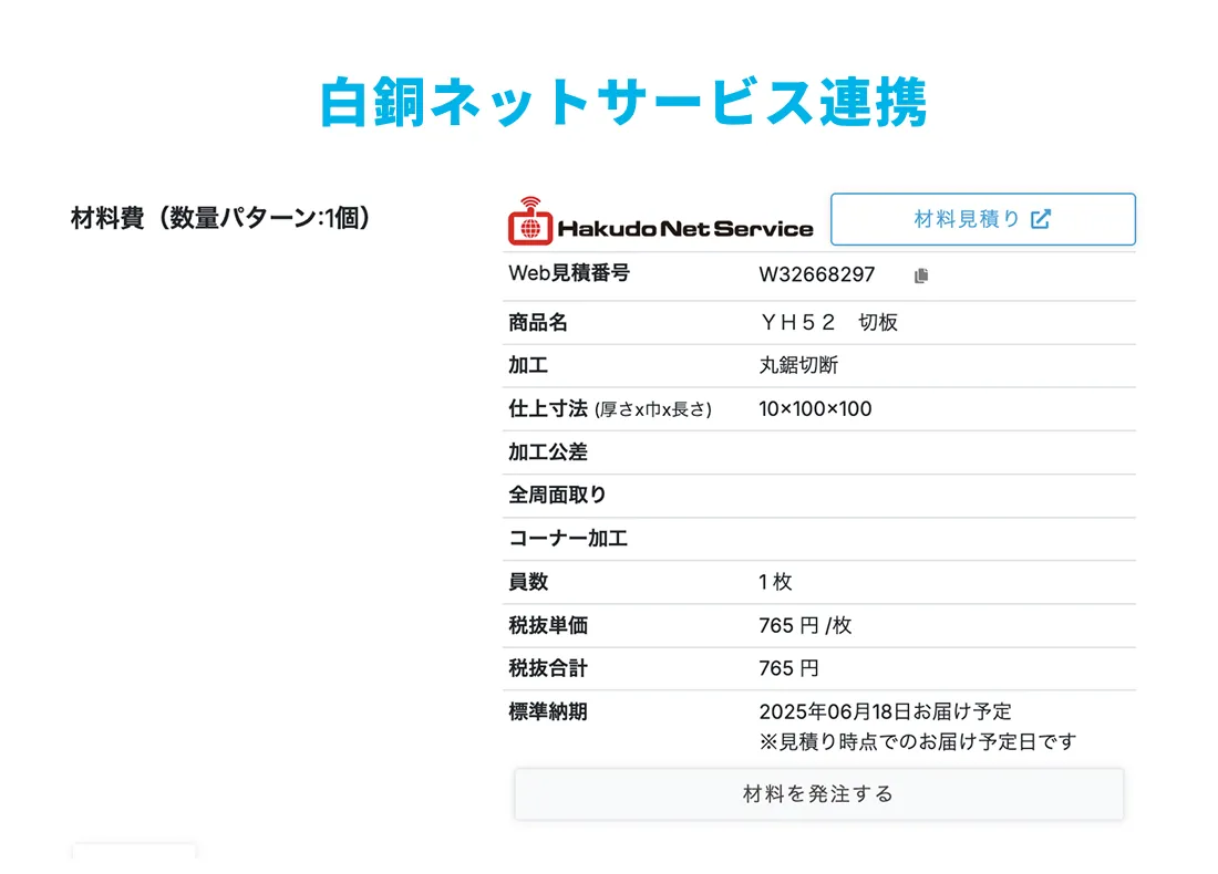 白銅ネットサービス連携