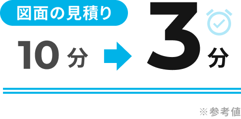 図面の検索時間を10分から3分へ短縮